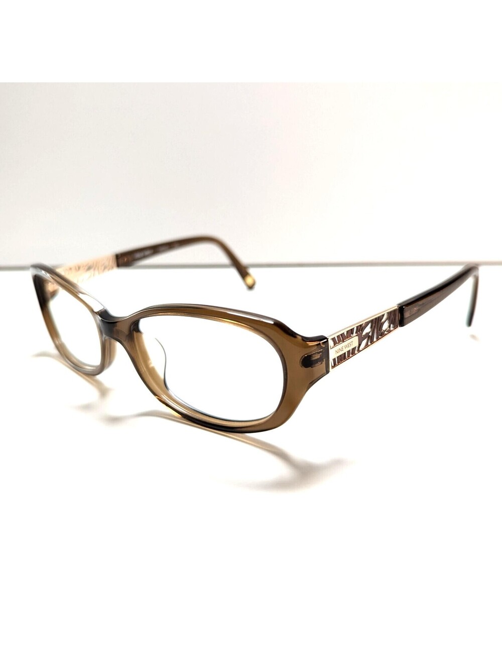 Nine West NW535S 53[]17 135 FRAMES ONLY Eyewear Glasses Women's Brown Stylish